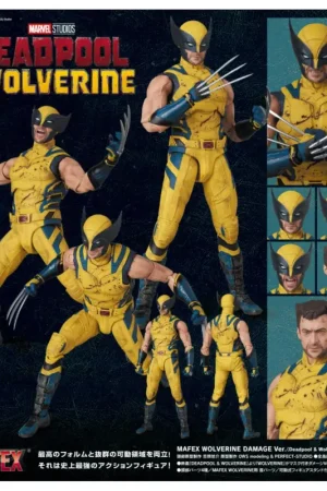 Dagaanbieding DEADPOOL & WOLVERINE - MAFEX Wolverine Damage Ver. - 16cm Figuurtje