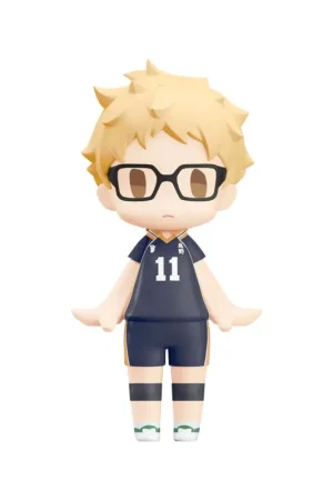 Voordeelprijs Haikyu!! Figure HELLO! GOOD SMILE Kei Tsukishima 10cm Figuurtje