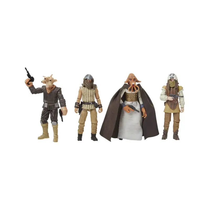Exclusieve Aanbieding Star Wars Episode VI Vintage Collection pack of 4 Jabba's Court Denizens Figures 10 cm