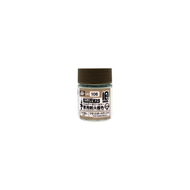 Gunze lac-106 paint little armory color (18ml) flat dark earth 2 Acrylverf Nu Kopen