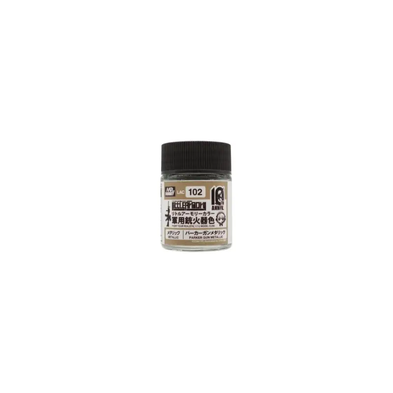 Rechtstreeks Van De Fabrikant Gunze lac-102 paint little armory color (18ml) parker gun metallic Acrylverf