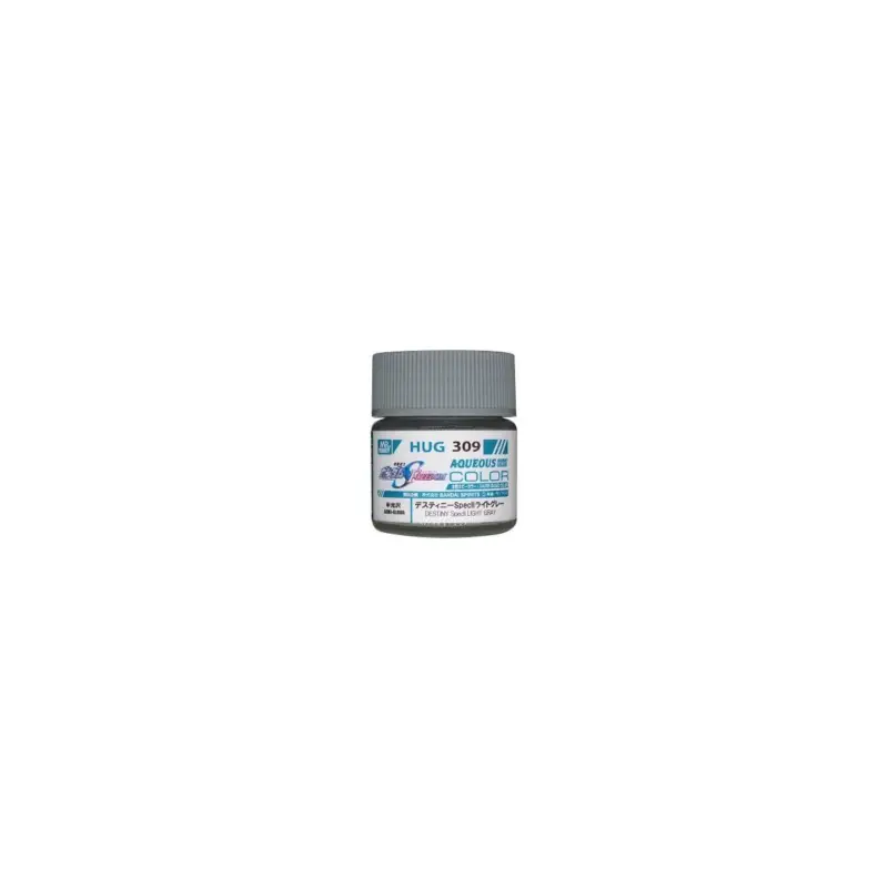 Dagaanbieding Gunze hug-309 aqueous gundam color (10ml) destiny specll light gray Acrylverf