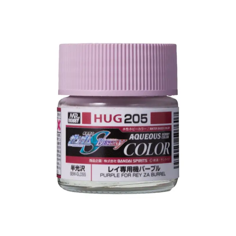 Populair Gunze hug-205 aqueous gundam color paint (10ml) purple for rey za burrel Acrylverf
