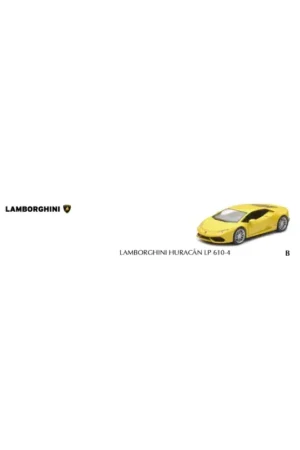 Lamborghini Huracan LP 610-4 (yellow) 1/24 Miniatuur Hete Deal