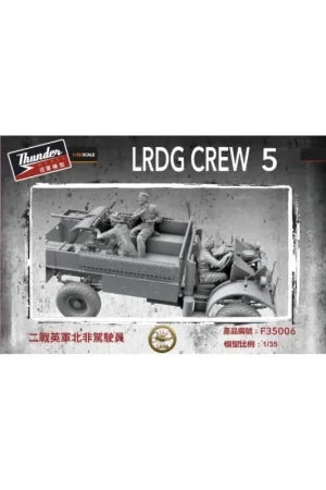 Fabrieksprijs Thunder model f35006 lrdg crew 5 military model 1/35 Schaalmodel