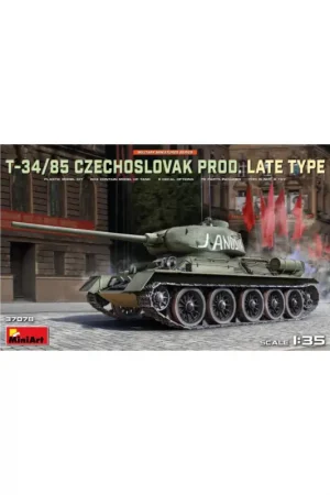 Aanbieding Miniart 37078 model kit t-34-85, czechoslovak production, late type 1/35 Schaalmodel