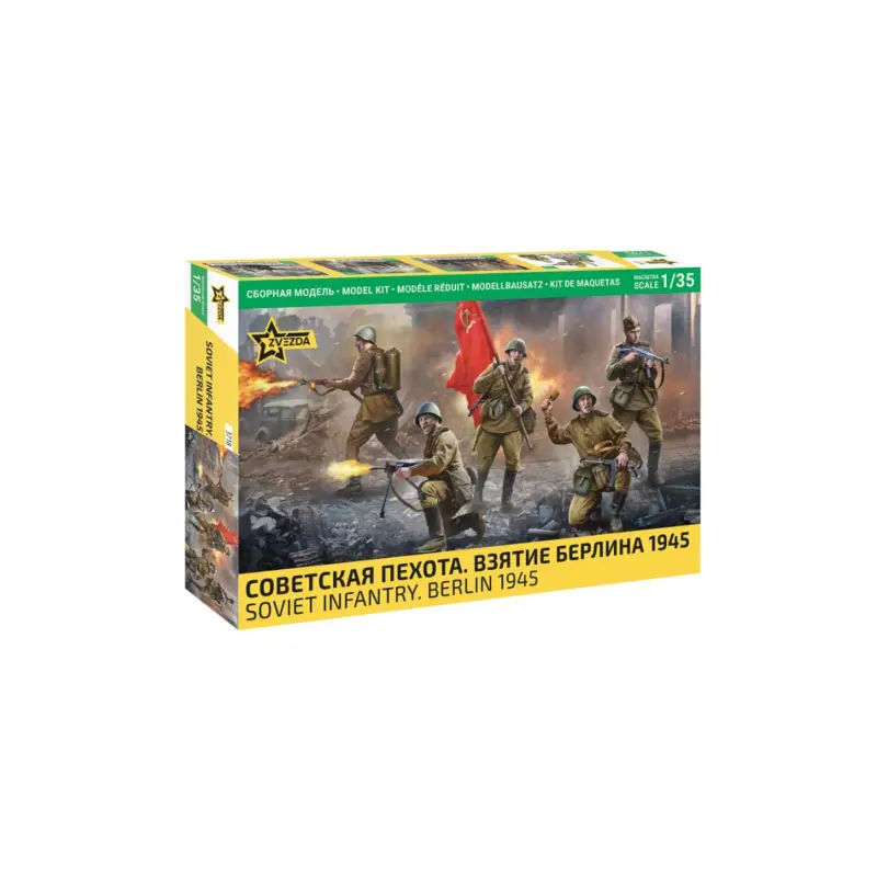 Zvezda z3718 soviet infantry. berlin 1/35 Figuren Superprijs