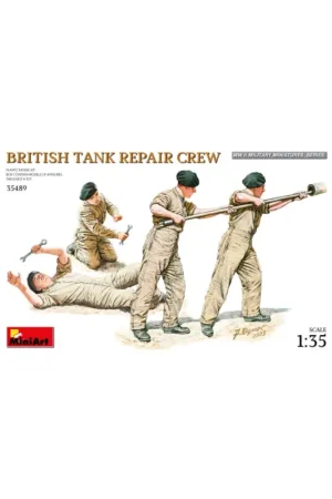 Weekendaanbieding Miniart 35489 british tank repair team model 1/35 Figuren
