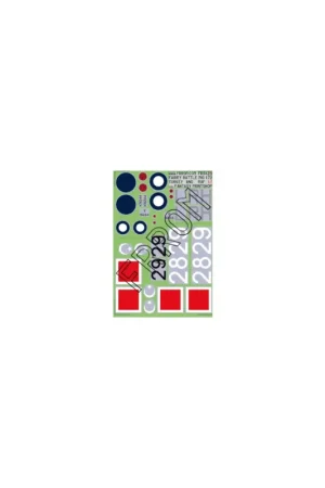 Gecertificeerd Frrom fr0x25 plane decals fairey battle mk.i turkey / uk 1/72 th. (size a7).