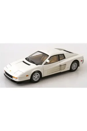 Beperkte Voorraad Ferrari testarossa monospecchio version us 1984 blanc Miniatuur