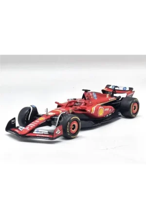 Finale Uitverkoop Ferrari f1 sf-24 team scuderia ferrari 16 charles leclerc grand prix de monaco 2024 1er (packaging premium avec casque)