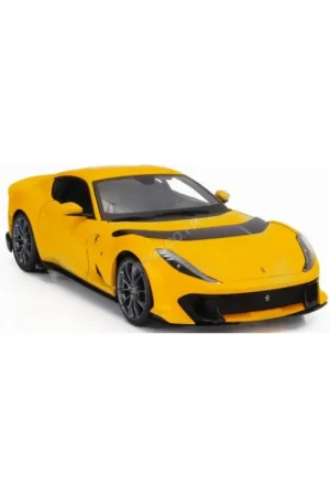 Ferrari 812 competizione 2021 yellow "modena yellow" Miniatuur Exclusieve Aanbieding