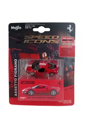 Aanbieding Ferrari 296 gtb hybrid 830hp v6 2021 rouge assetto fiorano Miniatuur