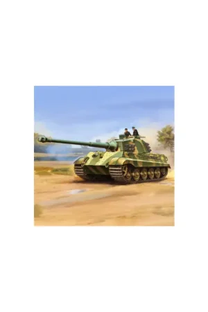 Plastic model of the Pz.Kpfw.VI Sd.Kfz.182 Tiger II tank (Henschel 105mm) 1:16 Schaalmodel Gecertificeerd