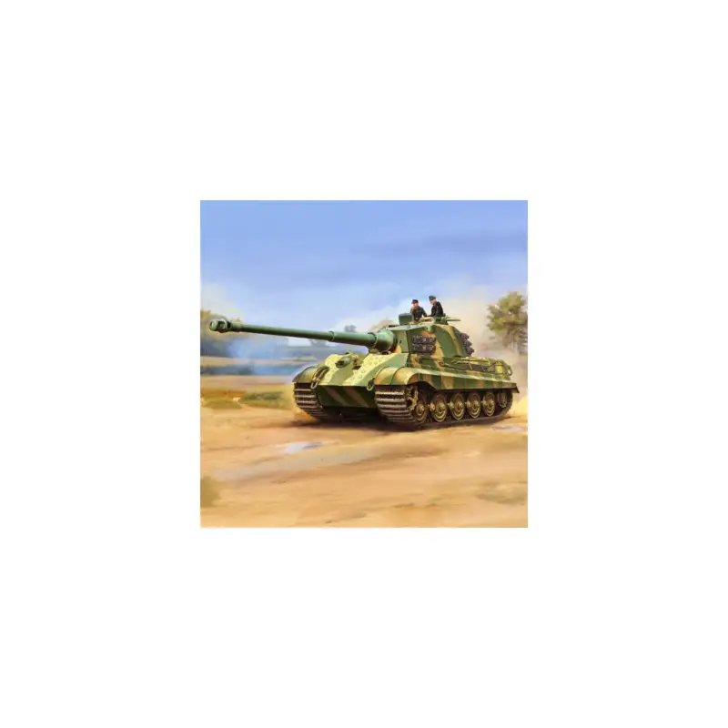 Plastic model of the Pz.Kpfw.VI Sd.Kfz.182 Tiger II tank (Henschel 105mm) 1:16 Schaalmodel Gecertificeerd