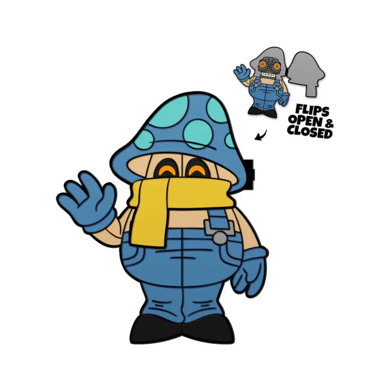 Five Nights at Freddy's pin Reveal Mimic Mycellium Man 5 cm Direct Verzonden