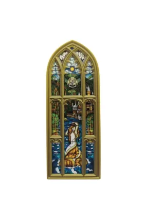Lage Prijs Harry Potter Mermaid Stained Glass Window Resin Panel Limited Edition