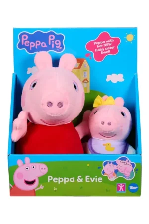 Superprijs Peppa Pig plush toy 2-pack