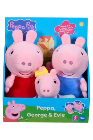 Goedkoop Peppa Pig Plush 3-Pack