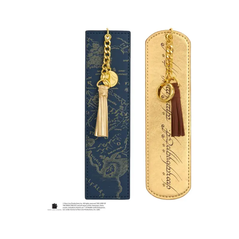 The Lord of the Rings 2-pack bookmarks: Middle-earth and Elvish script Hoge Kwaliteit