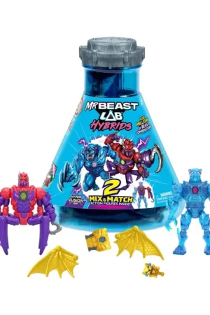 Korting Mr. Beast Lab Hybrids Series 2 Mini Figure 2er-Pack Spider vs Energy Panther 11 cm Figuurtje