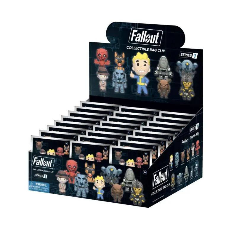 FALLOUT - Series 1 - 3D Foam Bag Clip (Display 24 Pcs) Bestseller