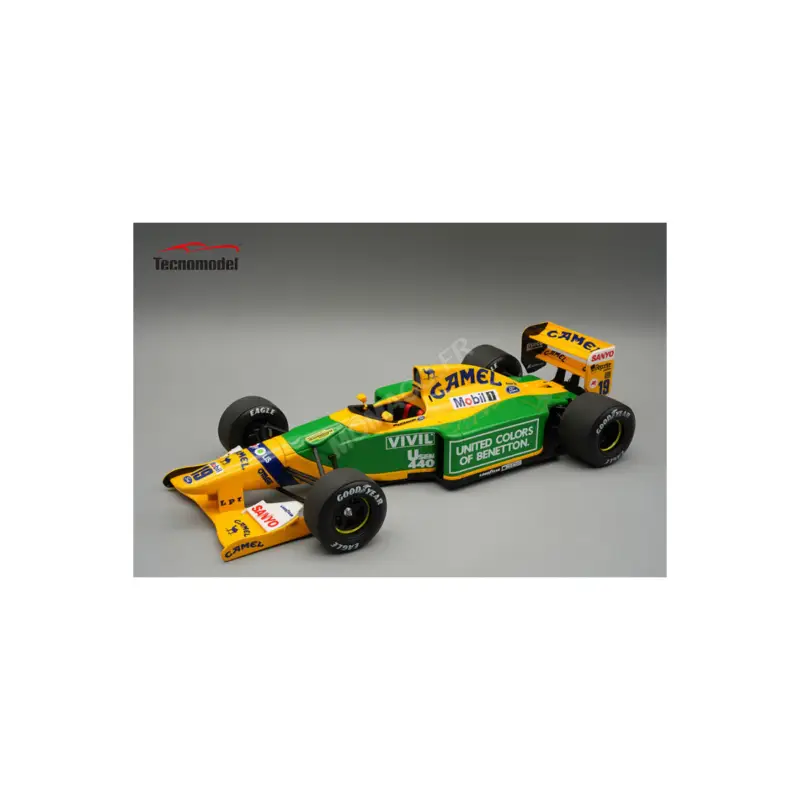 Benetton b192 19 michael schumacher grand prix de spa 1992 1st Miniatuur Finale Uitverkoop
