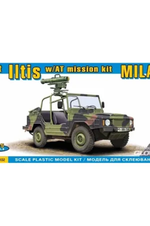 Favoriet 0.5t Iltis w/AT mission kit MILAN Schaalmodel