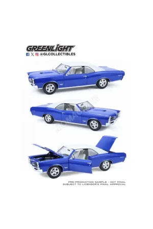 Pontiac gto 1966 bleue/blanc Miniatuur Bestel Nu