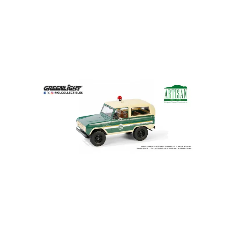 Betaalbaar Ford bronco 1967 "smockey bear forest ranger" Miniatuur