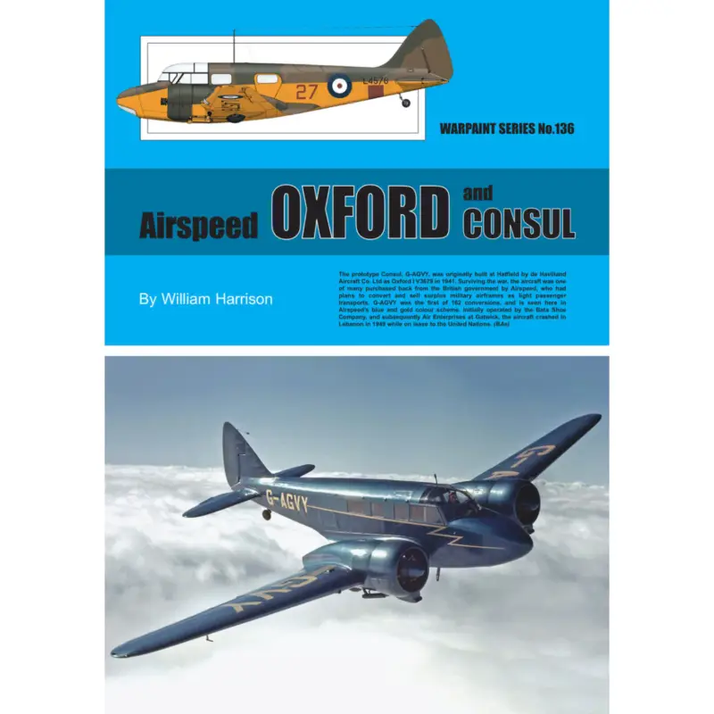 Snelle Levering Airspeed Oxford and Consul By William Harrison