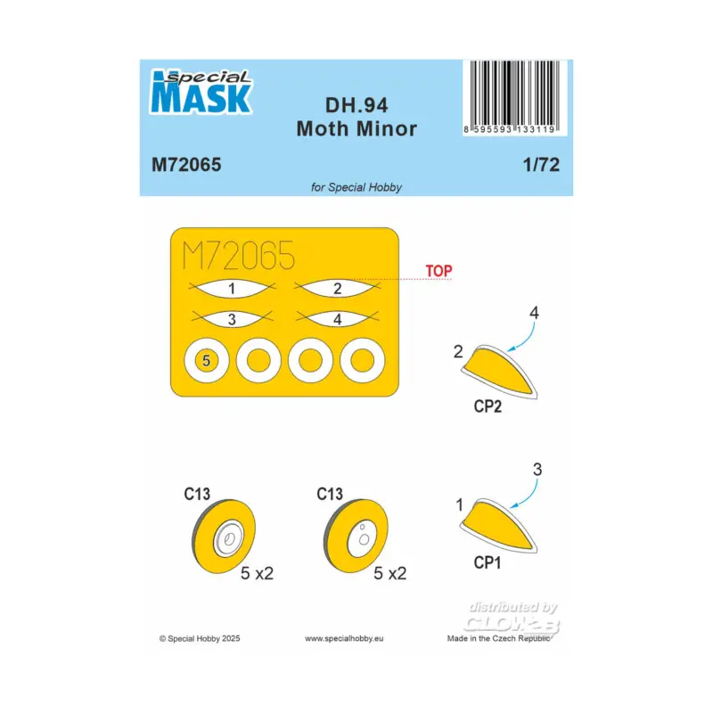 DH.94 Moth Minor MASK Koopje