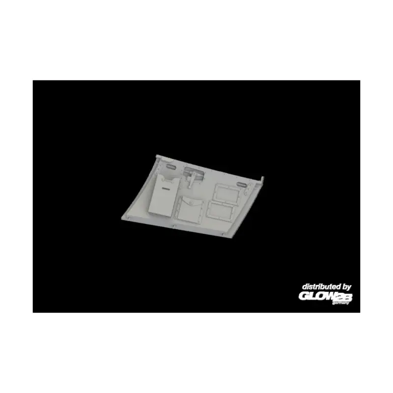 Koopje Hurricane Mk.II cockpit door PRINT for Revell