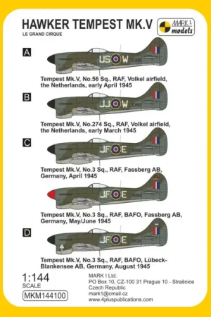 Nieuw Hawker Tempest Mk.V ‘Le grand cirque’ (The Big Show)