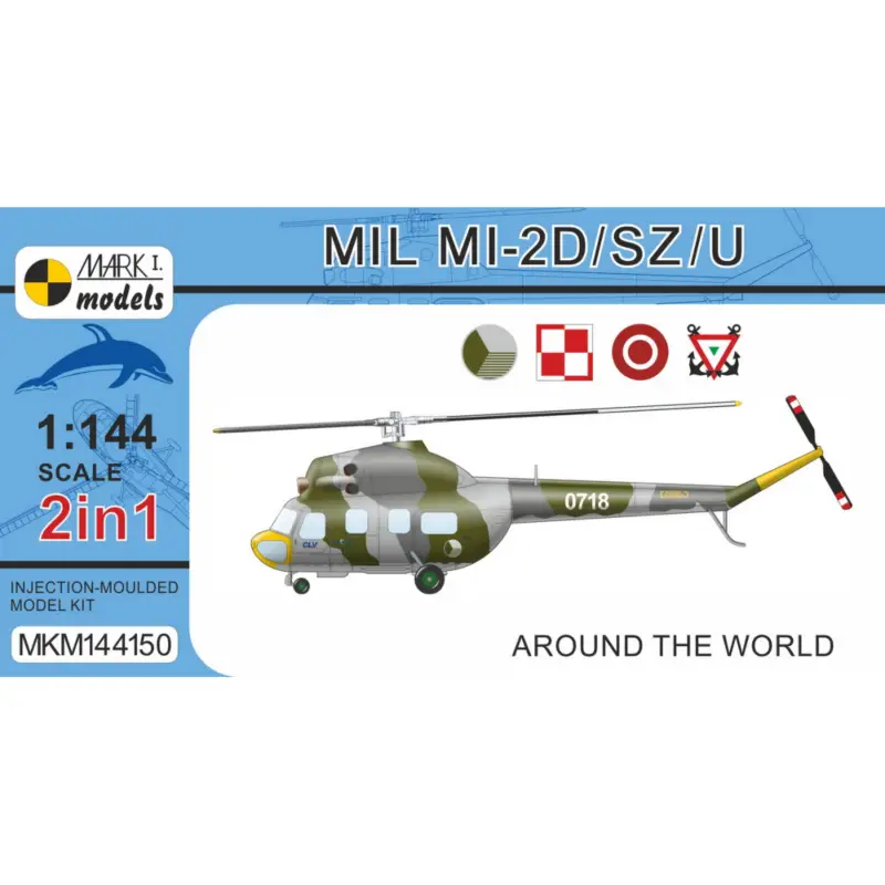 Finale Uitverkoop Mil Mi-2 Hoplite ‘Around the World’ (2in1 = 2 kits in 1 box)