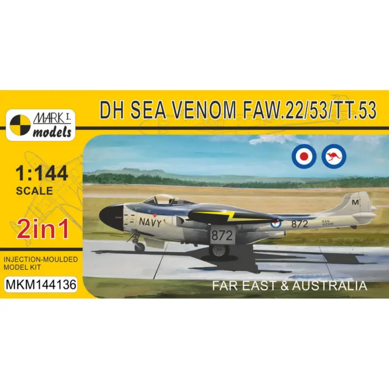 de Havilland Sea Venom FAW.22/53/TT.53 'Far East & Australia' (2in1) Aanbieding