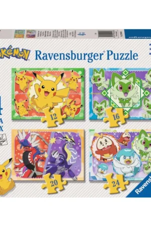 Puzzel POKEMON - 4 Puzzle 12/16/20/24P Merkproduct