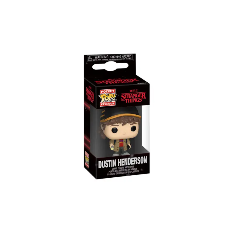 STRANGER THINGS S5 - Pocket Pop Keychain - Dustin Henderson Op = Op