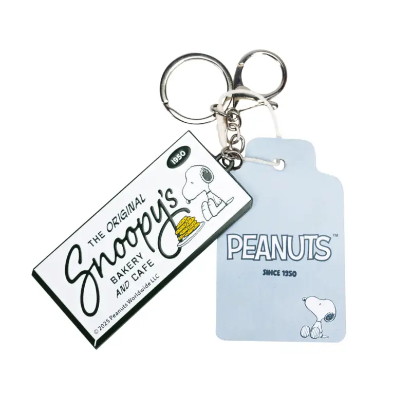 SNOOPY - Bakery - Metal Keychain Op = Op