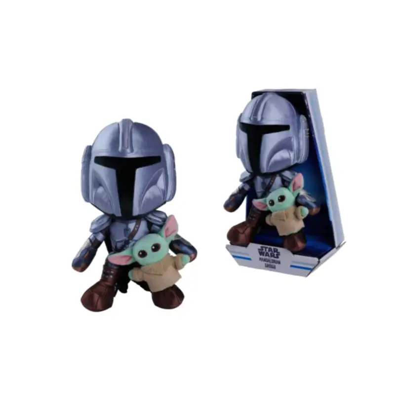 MANDALORIAN with mini Grogu - 25cm Plush Uitverkoop