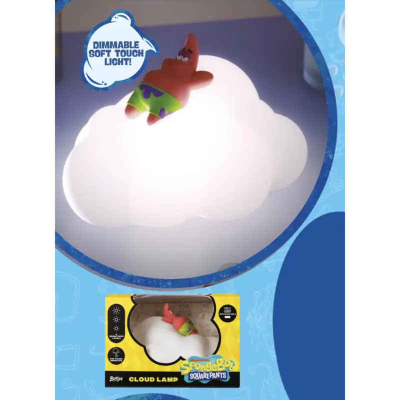 SPONGEBOB - Patrick - Decorative Cloud Lamp - 15cm Gratis Retour