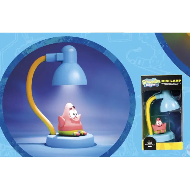SpongeBob SquarePants - Patrick - Mini Rechargeable Desk Lamp - 15cm Snelle Levering