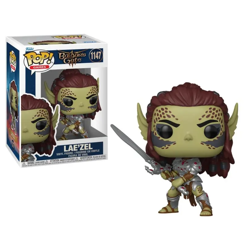 BALDUR'S GATE 3 - POP Games - Lae'zel with Sword Pop figur Gereduceerde Prijs