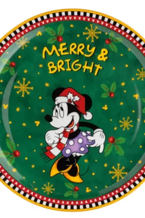 DISNEY - Magic Winter - Presentation Plate D31cm - Minnie Gratis Retour