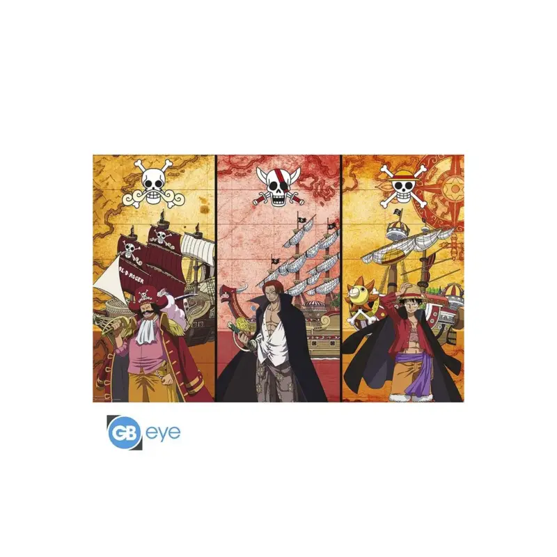 ONE PIECE - Captains & Ships - Poster 91x61cm Voordeelprijs