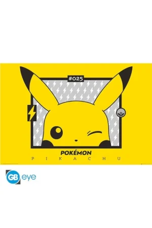 POKEMON - Pikachu Wink - Poster 91x61cm Rechtstreeks Van De Fabrikant