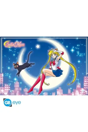 SAILOR MOON - Sailor Moon & Luna - Poster 91x61cm Favoriet