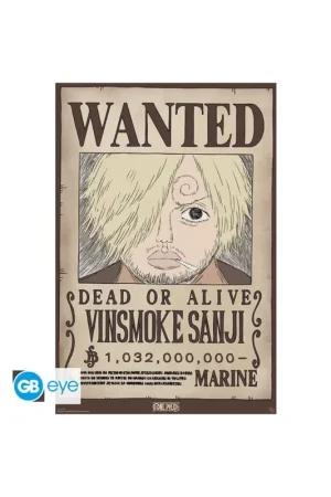 Superprijs ONE PIECE - Wanted Sanji Wano - Poster 91x61cm