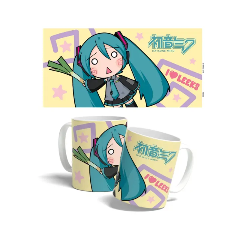 Hatsune Miku mug Miku Chibi Leek Girl 325 ml Premium