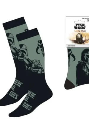 Star Wars: The Mandalorian Mandalorian & Grogu socks 38-45 Direct Verzonden